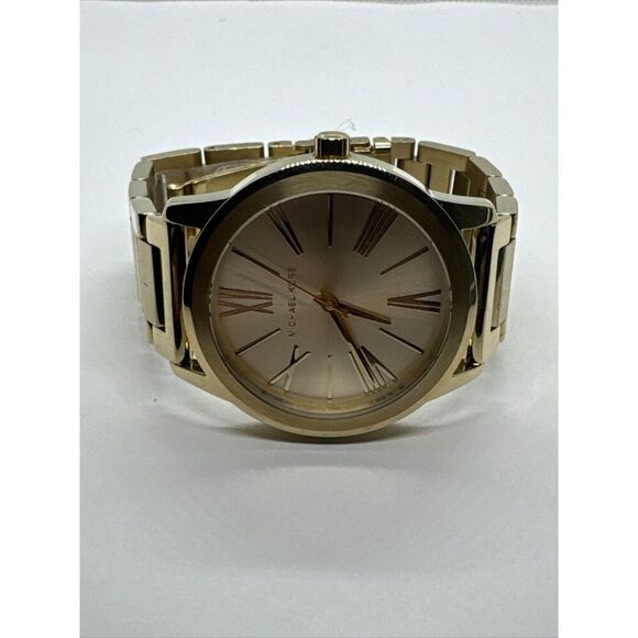 Michael Kors Hartman MK3490 Women\'s Gold Stainless Steel Analog Dial Watch JNA80 main image 8